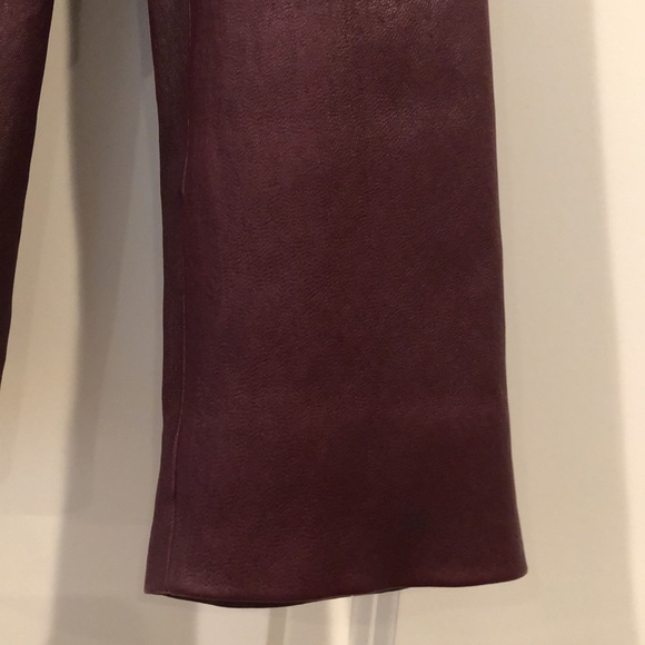 NWT Theory Lamb Leather Blazer Jacket Size 0 - Picture 6 of 10